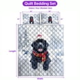 thumbnail image 5 of Playful Newfoundland Welcomes Winter Snowy Day with Cardinal Bird Quilt Bedding Set Newfie Dog Lover Gifts 1 Blanket Bed Cover 2 Pillowcases - 12017, 5 of 5