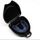 thumbnail image 3 of 1 piece of professional boxing and Sanda sports mouth guard with box, wear-resistant shaping and fighting training mouth guard, blue and black, 3 of 4