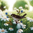 thumbnail image 3 of deevoka Metal Birds on Branch Sculpture for Housewarming Dining Room Garden C, 3 of 7