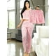 thumbnail image 2 of Pijama De 3 Piezas Mujer Pantalon Short Y Playera A Juego, 2 of 5