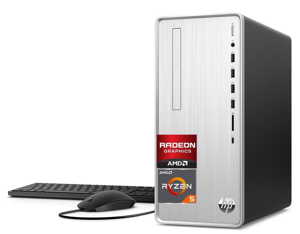 HP Pavilion Desktop PC, AMD Ryzen 5 5600G, 32GB RAM, 1TB SSD, 2TB HDD