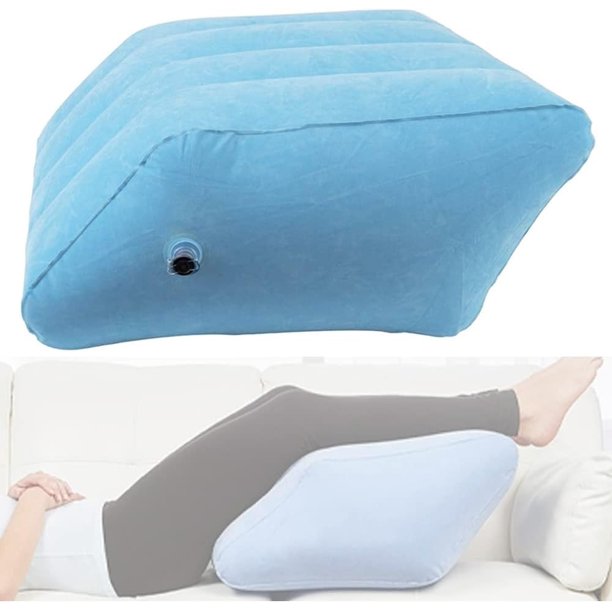 Almohada de elevación de piernas YONGSHENG Inflable Plegable Cojín de Soporte para Rodillas Resistente al Dolor