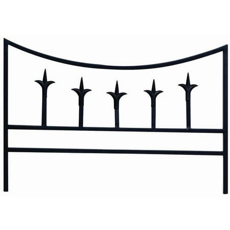 Panacea 89386 Classic Finial Border Fence, Black