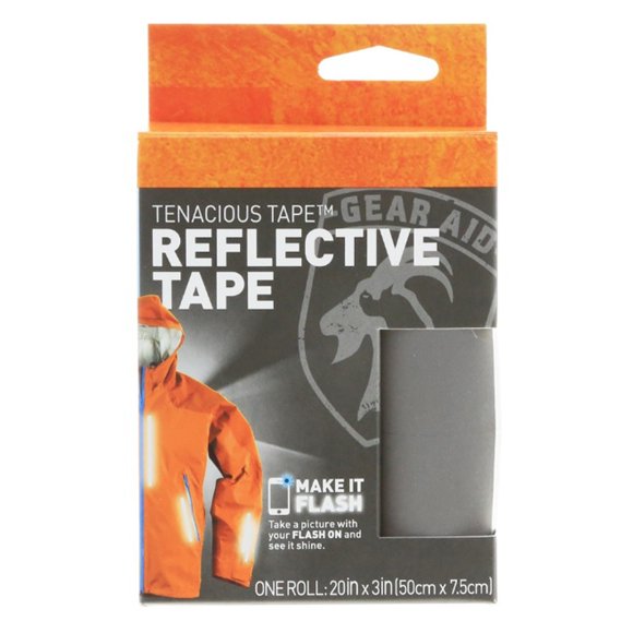 Reflective Fabric Tenacious Tape Outdoor Hiking Repair - Gray