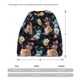 thumbnail image 3 of Vsdgher Hibiscus Rose Slouchy Beanie Hat for Men/Women, Skull Cap Chemo Cap Night Sleeping Cap, 3 of 8