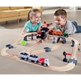 thumbnail image 3 of Hape: Mining Loader Set - 12pc Train Yard Playset, Wooden Toy, Magnetic Linking Capability, Cargo Crane, Railroad Tracks, Accessories, Kids Ages 3+, 3 of 8