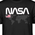 thumbnail image 2 of Teelocity NASA World Map Graphic T-Shirt, 2 of 4