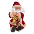 thumbnail image 1 of Muñeco de Papá Noel sentado, regalo de Navidad, juguetes de franela, decoración de mesa de Navidad (rojo) ZefeiWu 8390611274658, 1 of 1