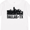 thumbnail image 4 of Inktastic Dallas Texas City Skyline with Grunge Boys or Girls Long Sleeve Toddler T-Shirt, 4 of 5