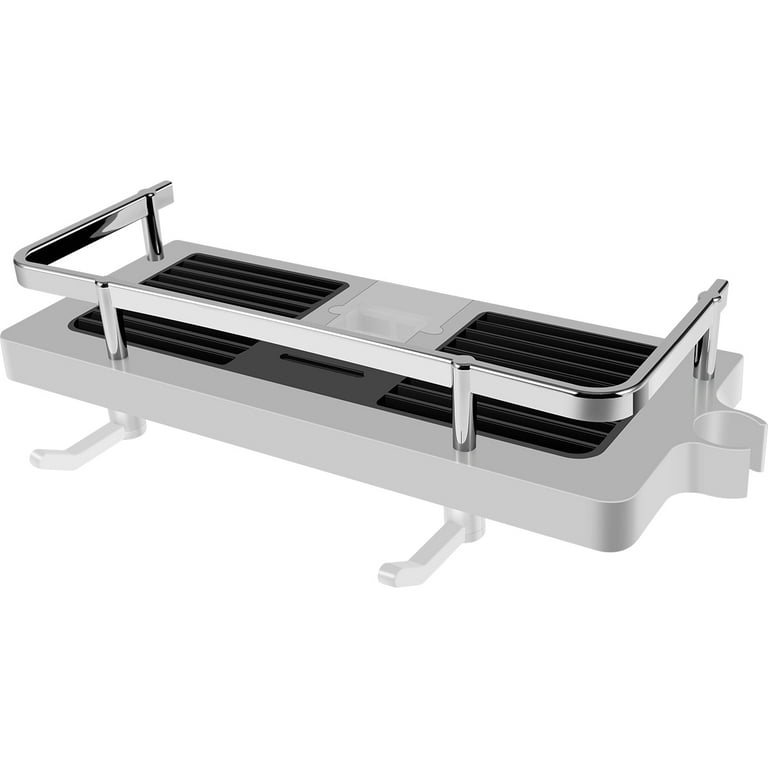 Linkidea Direct Shower Caddy Shelf for Slide Bar, Bathroom Shower Rack  Organizer Sponge Soap Holder for Shampoo Soap, with