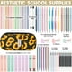 thumbnail image 2 of Juego de útiles escolares FLOE, 65 unidades, con estuche para lápices, rotuladores y bolígrafos, 2 of 8