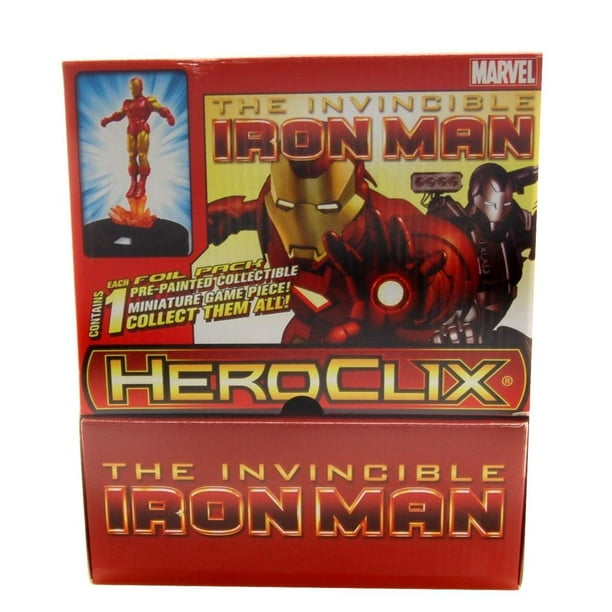 Heroclix Merveille Invincible Iron Man Gravity Feed Figure Aveugle Pack