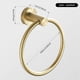 thumbnail image 4 of Home 16cm Towel Ring Wall Mounted Round 304 Stainless Steel for Bathroom or Kitchen Gold Towel Holder Shower Bathroom Accessory, 4 of 5