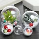 thumbnail image 4 of Bolas navideñas transparentes de 5/6/8/10 cm, bolas huecas de plástico rellenables para hacer tú mismo, adornos colgantes para árbol de Navidad, regalos para fiestas en el hogar, caja de decoración, 4 of 5