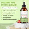 thumbnail image 2 of Magnesium Liquid Drops 1100mg | Magnesium Complex with L-Theanine & CoQ10 | Strawberry Flavor | 4 fl oz, 2 of 6