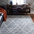 thumbnail image 5 of Unique Loom Soft Touch Shag Collection Area Rug - Dora (7' 10" x 11' Rectangle Cloud Gray/Ivory), 5 of 10
