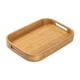 thumbnail image 4 of Bandeja de bambú para servir frutas, bandeja decorativa para cocina de hotel y dormitorio. S, 4 of 9