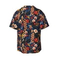 thumbnail image 2 of Fotbe Orchids Flowers print Short Sleeve Button Down Shirts for Men Casual Summer Beach Wrinkle Free Shirt-Small, 2 of 7