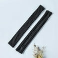 thumbnail image 2 of 2/Set Zipper Washable Elastic Arm Armrest Slip Black, 2 of 8