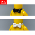 thumbnail image 2 of 10pcs Bow Tie 4cm Figure Body Wear 27151 mask Accessories Educational Building Block Kids Toys NO.4, 2 of 4