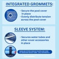 thumbnail image 3 of Swimline Hydrotools Super Guard Winter Cover for 24 x 24 Ft Above Ground Rectangle Pools, 3 of 7