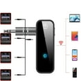 thumbnail image 3 of Adaptador Bluetooth Auxiliar para Coche, Receptor Bluetooth 5.0 2 en 1 con Pantalla, Adecuado para Coches, Altavoces, Sistemas estéreo y Auriculares, 3 of 6