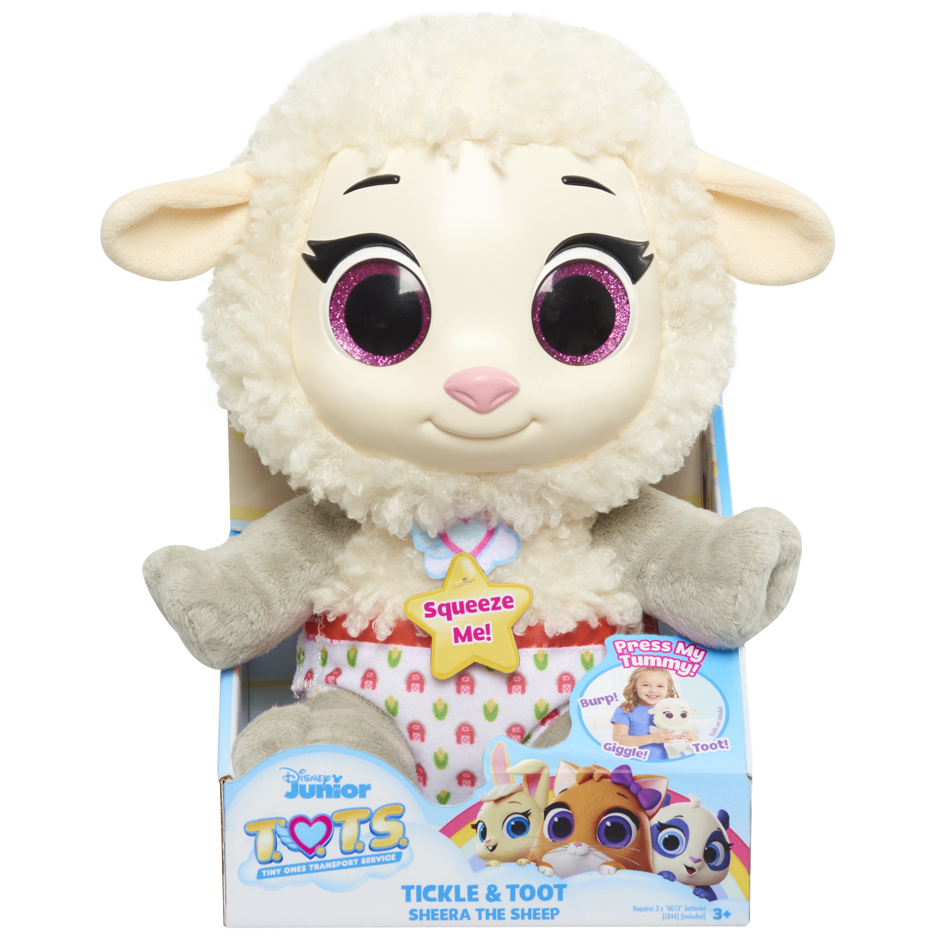 Disney Jr T.O.T.S T.O.T.S Tickle /& Toot Baby Sheerea The Sheep