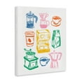thumbnail image 3 of Stupell Industries Rainbow Coffee Icon Canvas Wall Art design by JJ Design House LLC, 30 x 24, 3 of 7
