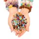 thumbnail image 5 of Juego De Fabricación De Joyas, 24 Cuentas De Piedras Preciosas Naturales De Colores, Cuentas De Piedra De 5-7 Mm, 1073 Piezas De Anillos, Juego De Bricolaje Para Joyería, Collar, Pulsera, Pendiente, 5 of 6