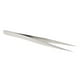 thumbnail image 2 of Pinzas de extensión de pestañas de material acero inoxidable profesion, de herramientas rectas y curvas para pestañas postizas, kit de pinzas para cort - Derecho, 2 of 6