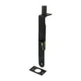 thumbnail image 1 of 6 in. Heavy Duty Flush Bolt Round, Black - Solid Brass, 1 of 1