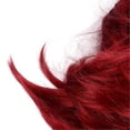 thumbnail image 4 of Perruque courte et lisse pour femme, couleur rouge, bande élastique, porte fermement, fausse perruque Bob avec frange, 4 of 4