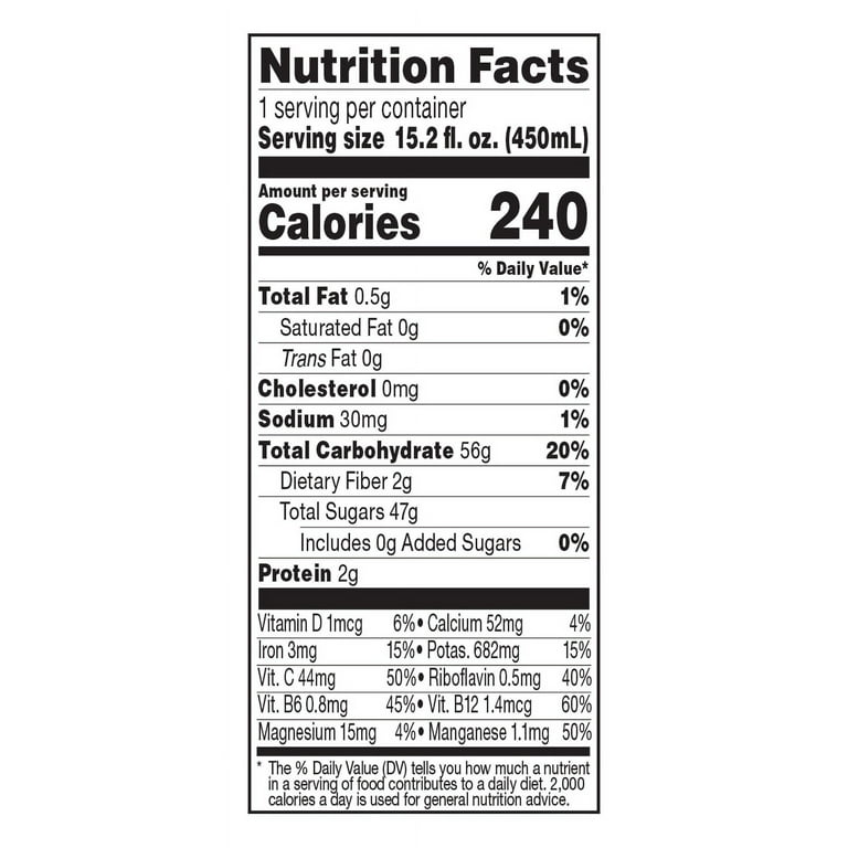 Bolthouse Farms Fruit Juice Smoothie, Green Goodness, 15.2 fl. oz. Bottle