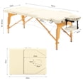 thumbnail image 3 of Cama de Masaje Onof  MB-001 Portatil SPA Profesional - Beige, 3 of 9