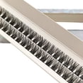 thumbnail image 5 of Extensión de pestañas hecha a mano, pestañas segmentadas esponjosas 3d, mechones de pestañas dramáticas, tira de cinta suave, pestañas de maquillaje, nuevo, 5 of 5