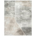 thumbnail image 2 of Gertmenian Alor Bisa Modern Abstract Gray/Ivory/Tan Polypropylene Indoor Area Rug, 5x7, 2 of 7