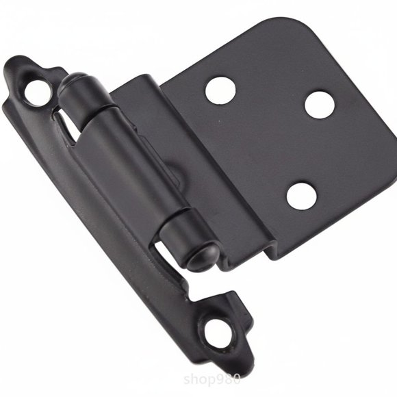 predolo Bisagra de Resorte Estilo Americano Robusto y Duradero Bisagra de Resorte de Cierre Automático Fácil Instalación para Carpinteros, Autocaravana, Baño
