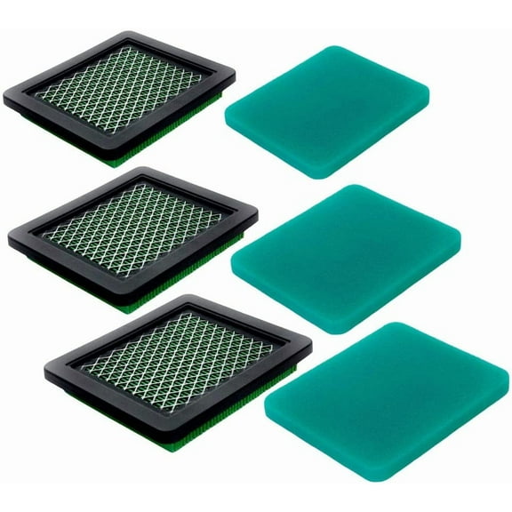 3 Pack GCV160 GCV190 Air Filter with Pre Cleaner - for Honda 17211-ZL8-023 HRC216 HRR216VKA HRX217 Husqvarna 7021P Craftsman Push Lawn Mower and More