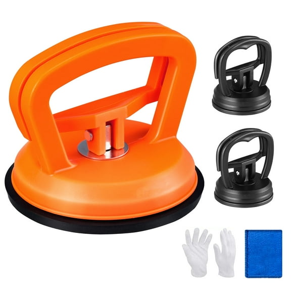 KFFKFF Car Body Dent Puller 3PCS Suction Repair Pull Ding Remover Sucker Cup Tool