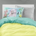 thumbnail image 2 of Carolines Treasures CK1279PILLOWCASE Blanc Standard Caniche Ressort Tissu Standard Taie d'Oreiller, 2 of 2