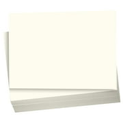 Hamilco Cream Colored Cardstock Thick Paper - Blank Index Flash Note & Post Cards - Greeting Invitations Stationary 4 X 6" Heavy Weight 130 lb Card Stock for Printer - 50 Pack