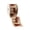 Natural, variant on LaRibbons 1 1/2" Wired Ribbon | "Check Snowflake" Black/Red/White | 10 Yard Roll
