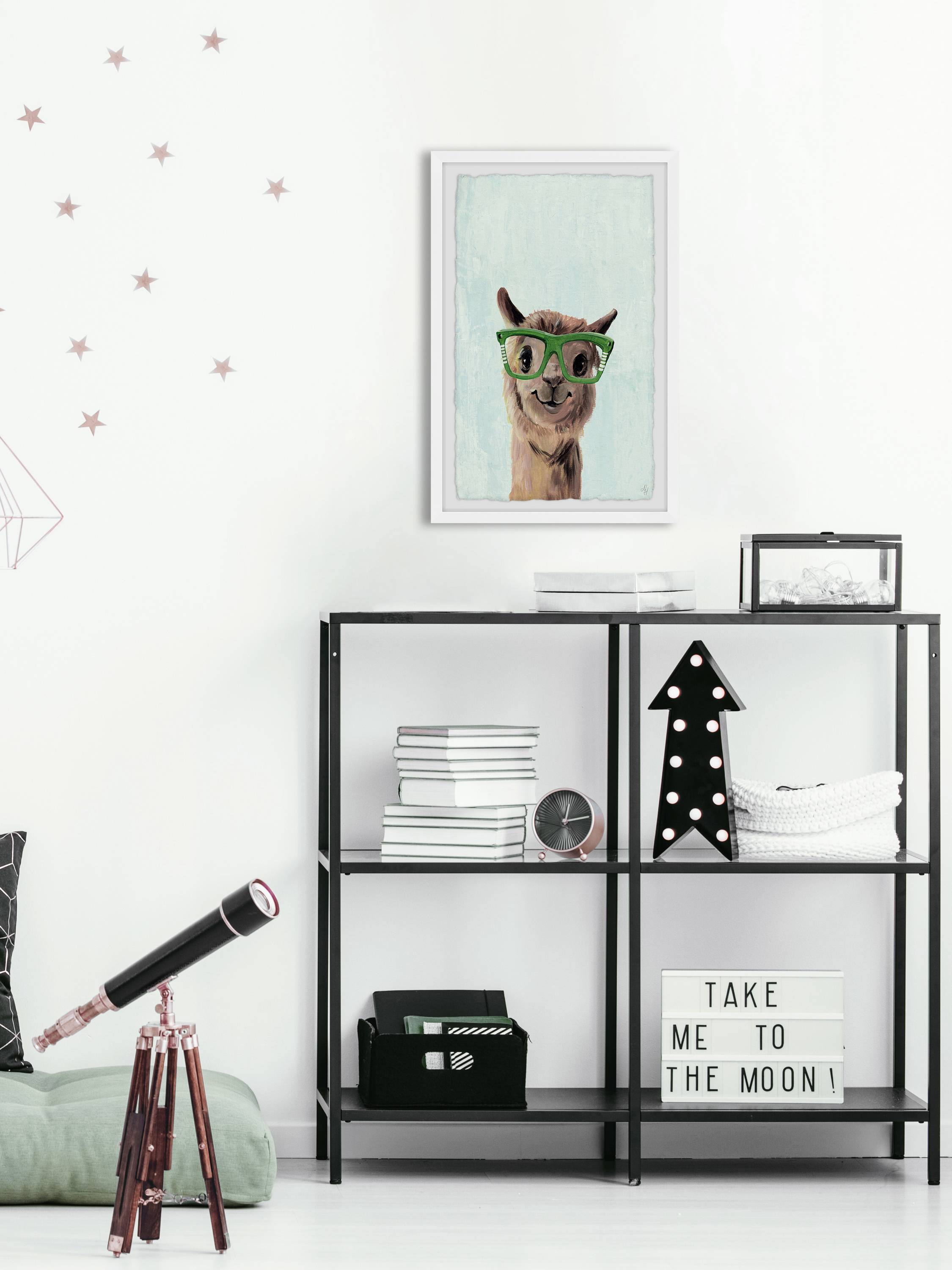 Marmont Hill Green Glasses II Framed Wall Art