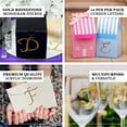 thumbnail image 4 of Efavormart 12 Pack Self Adhesive Gold Diamond Crystal Letter Rhinestones Stickers For Favor Box Gift Bag Decor - F, 4 of 11