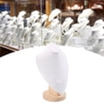thumbnail image 3 of kusrkot Jewelry Bust Stand, with Base ,Wood stand, Storage Organizer, for Jewelry M, 3 of 6