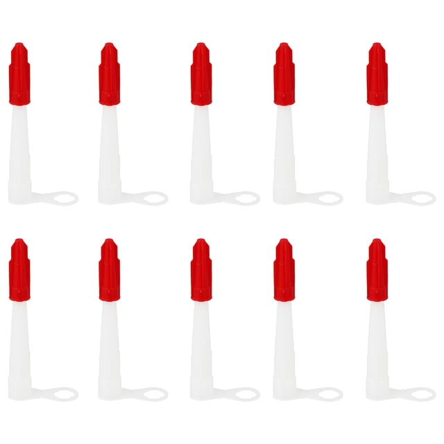 SHISUYAN Ensemble de 10 Pcs de Embouts de Calfeutrage Embouts de Calfeutrage Blancs Embouts de Calfeutrage Rouges Embouts de Calfeutrage