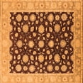 thumbnail image 1 of Ahgly Company Indoor Square Oriental Orange Traditional Area Rugs, 5' Square, 1 of 4