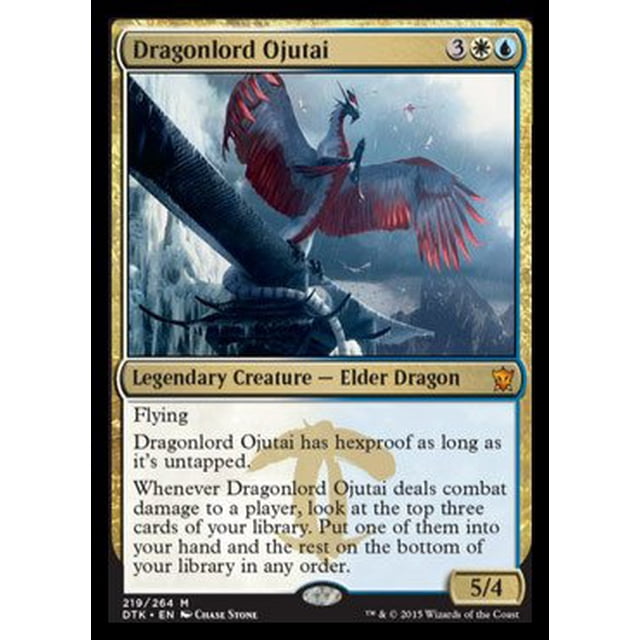 Magic The Gathering Dragonlord Ojutai de Wizards of the Coast