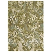 Okara Transitional/Traditional Rug, Dark Gray/River Blue, 8ft x 11ft Area Rug