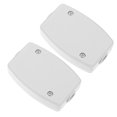 thumbnail image 3 of OULII Weatherproof Plastic Junction Box for Outdoor Storage Use White Impact Resistant 2 Pcs, 3 of 6
